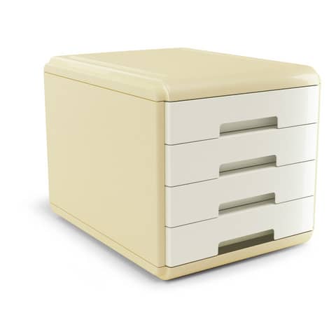 Cassettiera Arda Vintage Milk 4 cassetti 29,5×38,5xH.28,2 cm avorio – 18P4PMI