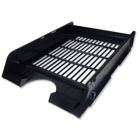 Vaschette portacorrispondenza nero opaco Arda Classic A4 in conf. da 10 – 15510N