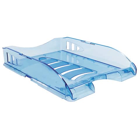Vaschetta portacorrispondenza Arda Sunrise Classic A4 in conf. 10 azzurro trasparente – TR75510BL