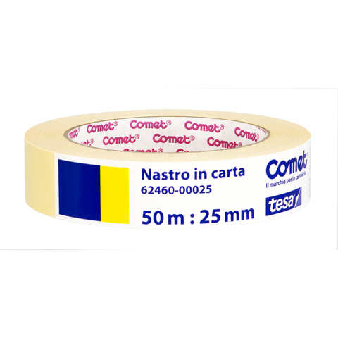 Nastro adesivo in carta Comet® Mascheratura 25 mm x 50 m – 62460-00025-00