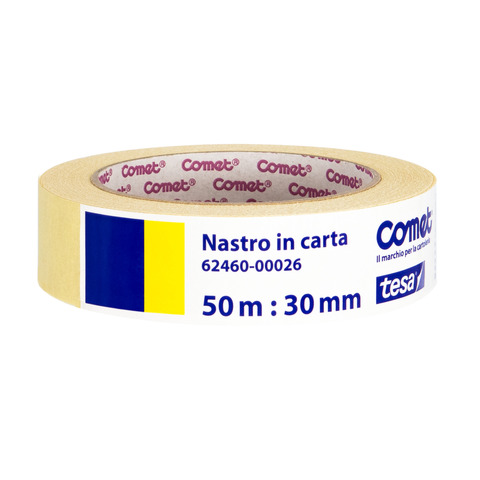 Nastro adesivo in carta Comet® Mascheratura 30 mm x 50 m – 62460-00026-00