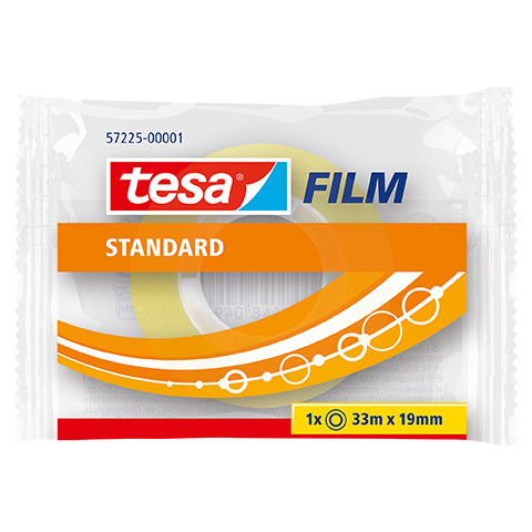 Nastro adesivo Tesafilm® standard trasparente 19 mm x 33 m – 57225-00001-01