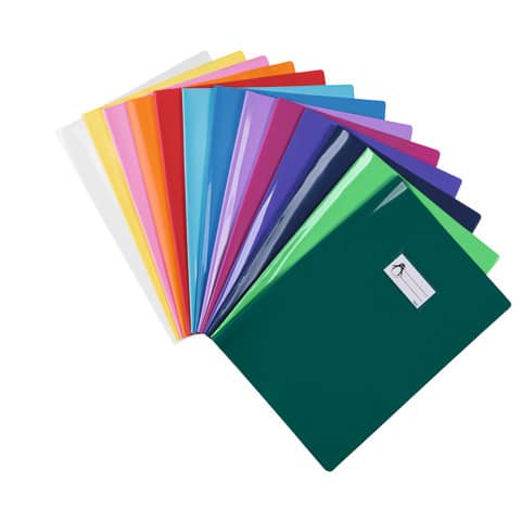 Copriquaderno con etichetta Favorit Coprimaxi Beat – A4 in PVC laccato spessore 180 µm lilla – 100500884