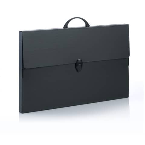 Valigetta in PPL Favorit Every Line Total Black 56,5×36,5×3,5 cm – 100501056