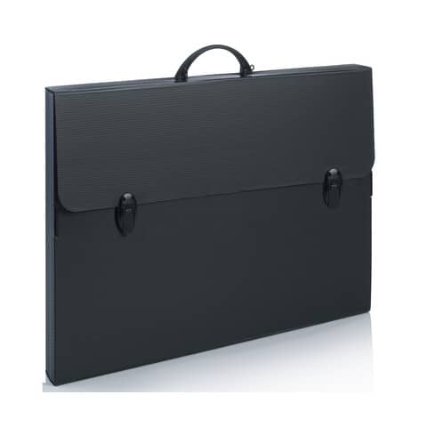 Valigetta in PPL Favorit Every Line Total Black 73,5x52x3 cm – 100501107
