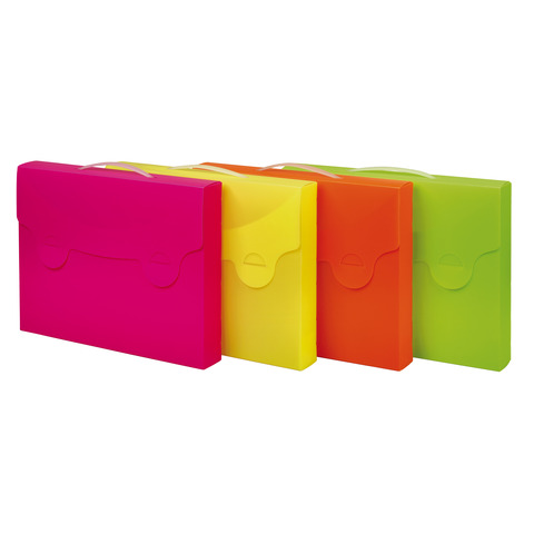 Valigetta portadocumenti Favorit Neon colori assortiti 38x29x5 cm – conf. da 4 – 400102066