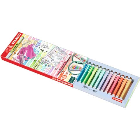 Evidenziatori Stabilo Swing® Cool Pastel conf. 18 colori assortiti – 275/18-01-5