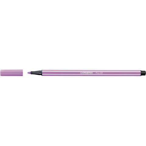 Pennarelli Stabilo Pen 68 tratto 1 mm lilla chiaro 68/59