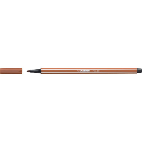Pennarelli Stabilo Pen 68 tratto 1 mm terra di Siena – 68/75
