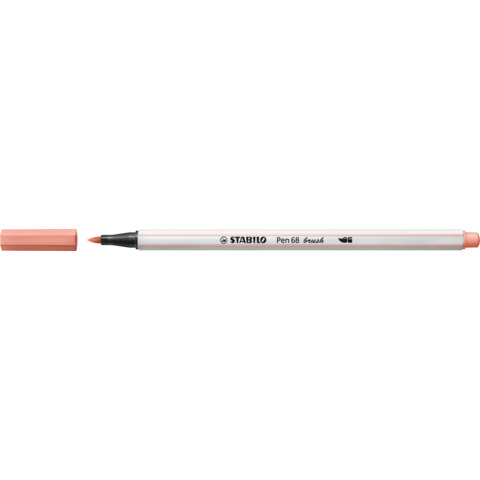 Pennarello Stabilo Pen 68 brush – punta a pennello – M 1 mm rosa chiaro 568/26