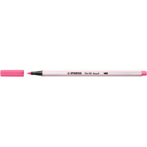 Pennarello Stabilo Pen 68 brush – punta a pennello – M 1 mm rosa 568/29