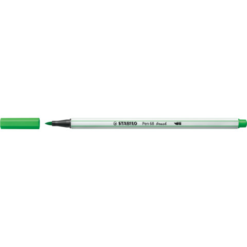 Pennarello Stabilo Pen 68 brush – punta a pennello – M 1 mm verde chiaro 568/33