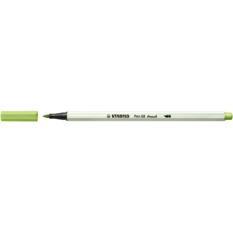 Pennarello Stabilo Pen 68 brush – punta a pennello – M 1 mm pistacchio 568/34