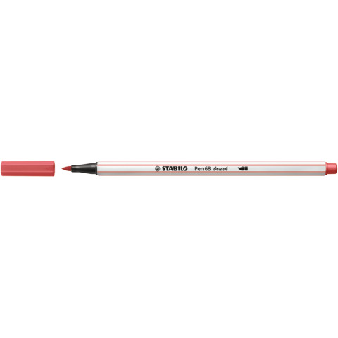 Pennarello Stabilo Pen 68 brush – punta a pennello – M 1 mm ruggine 568/47