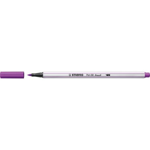 Pennarello Stabilo Pen 68 brush – punta a pennello – M 1 mm lilla 568/58