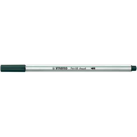 Pennarello Stabilo Pen 68 brush – punta a pennello – M 1 mm verde terra 568/63