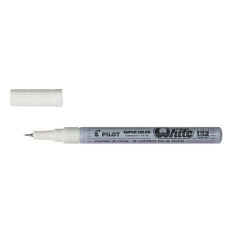 Marcatore a vernice Pilot Super Color punta in fibra di acrilico 1 mm bianco – 002725