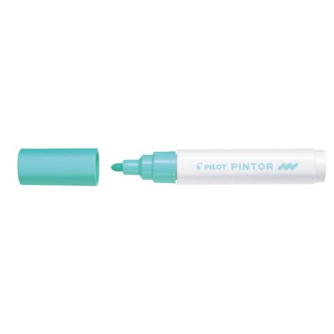 Marcatore multisuperficie Pilot Pintor a base d’acqua punta in fibra 4,5 mm verde pastello – 002371