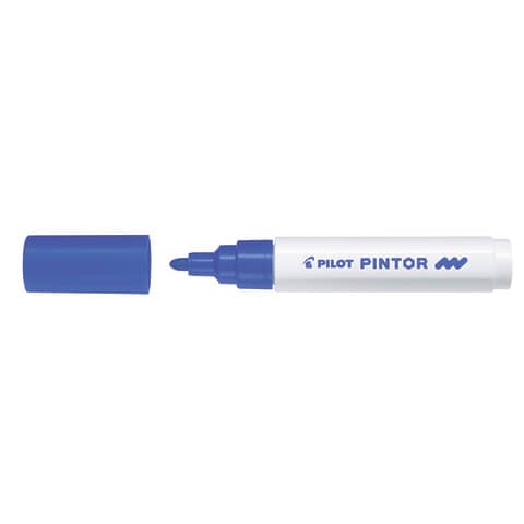 Marcatore multisuperficie Pilot Pintor a base d’acqua punta in fibra 4,5 mm blu – 002384