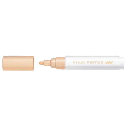 Marcatore multisuperficie Pilot Pintor a base d’acqua punta in fibra 4,5 mm arancio pastello – 002389