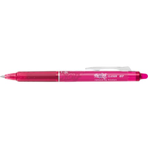 Penna a sfera cancellabile Pilot Frixion Ball Clicker ricaricabile 0,7 mm rosa – 006796