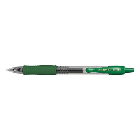 Penna gel a scatto Pilot G-2 0,7 mm verde chiaro – 001394
