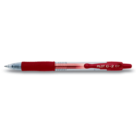 Penna gel a scatto Pilot G-2 0,7 mm bordeaux – 001485