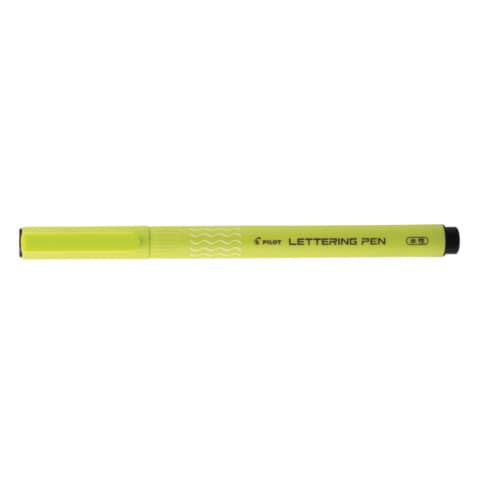 Penna punta in fibra Pilot Lettering colore nero 2 mm – 008466