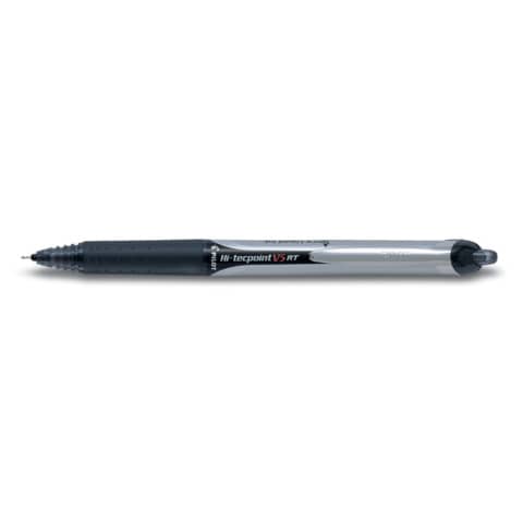 Roller Pilot Hi-Tecpoint V5 RT a scatto ricaricabile punta 0,5 mm nero – 006780