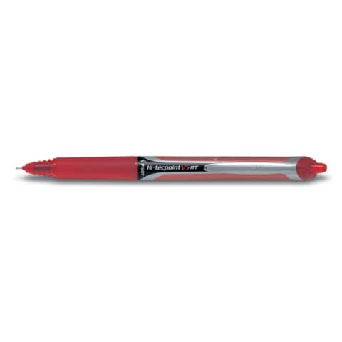 Roller Pilot Hi-Tecpoint V5 RT a scatto ricarcabile punta 0,5 mm rosso – 006782