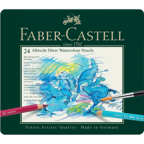 Matite acquerellabili Faber Castell Albrecht Dürer colori assortiti – conf. 24 pezzi – 117524