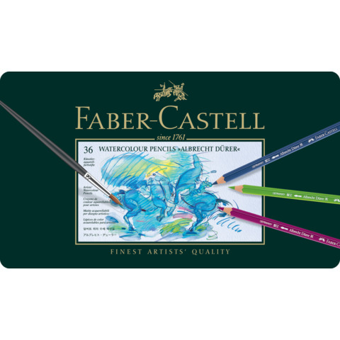 Matite acquerellabili Faber Castell Albrecht Dürer colori assortiti – conf. 36 pezzi – 117536
