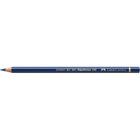 Matite colorate permanenti Faber Castell Polychromos mina 3,8 mm conf. 6 pezzi – blu india threne – 110247