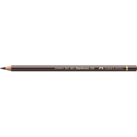 Matite colorate permanenti Faber Castell Polychromos mina 3,8 mm conf. 6 pezzi – terra d’Umbria bruciato – 110280