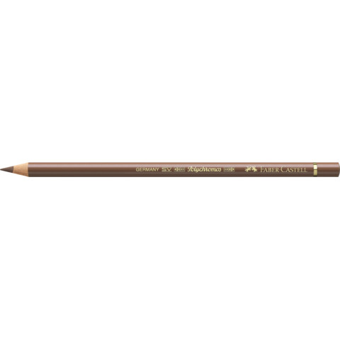 Matite colorate permanenti Faber Castell Polychromos mina 3,8 mm conf. 6 pezzi – bistro – 110179