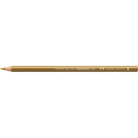 Matite colorate permanenti Faber Castell Polychromos mina 3,8 mm conf. 6 pezzi – verde oro – 110268