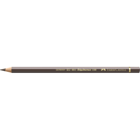 Matite colorate permanenti Faber Castell Polychromos mina 3,8 mm conf. 6 pezzi – torrone – 110178