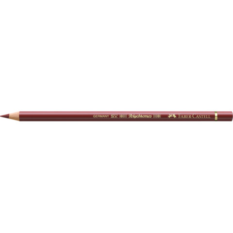 Matite colorate permanenti Faber Castell Polychromos mina 3,8 mm conf. 6 pezzi – rosso indiano – 110192
