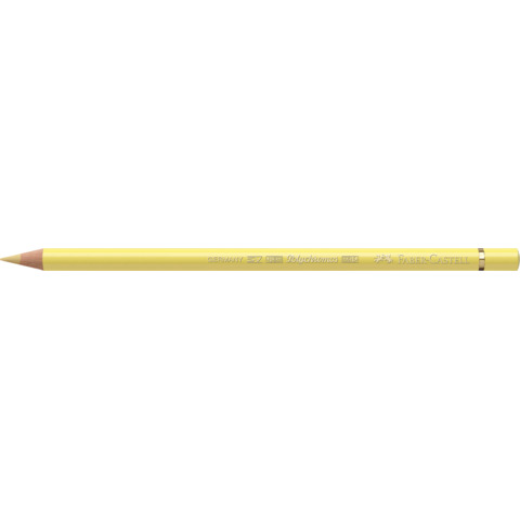 Matite colorate permanenti Faber Castell Polychromos mina 3,8 mm conf. 6 pezzi – giallo paglierino – 110102
