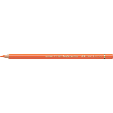 Matite colorate permanenti Faber Castell Polychromos mina 3,8 mm conf. 6 pezzi – arancione trasparente – 110113