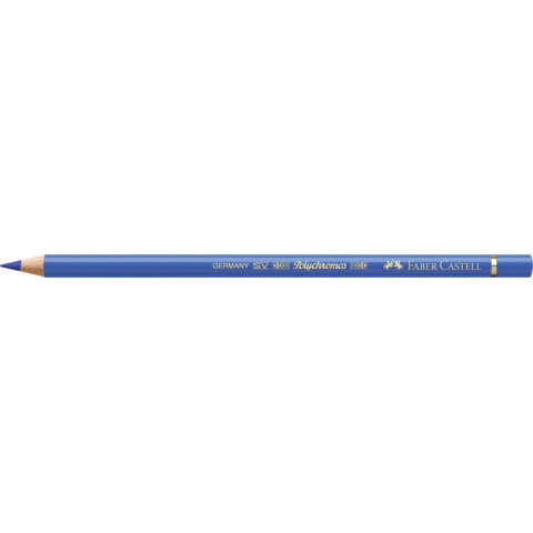 Matite colorate permanenti Faber Castell Polychromos mina 3,8 mm conf. 6 pezzi – oltremare – 110120