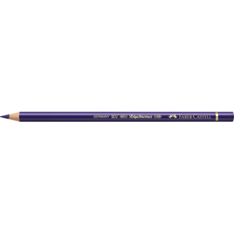 Matite colorate permanenti Faber Castell Polychromos mina 3,8 mm conf. 6 pezzi Faber-Castell malva – 110249