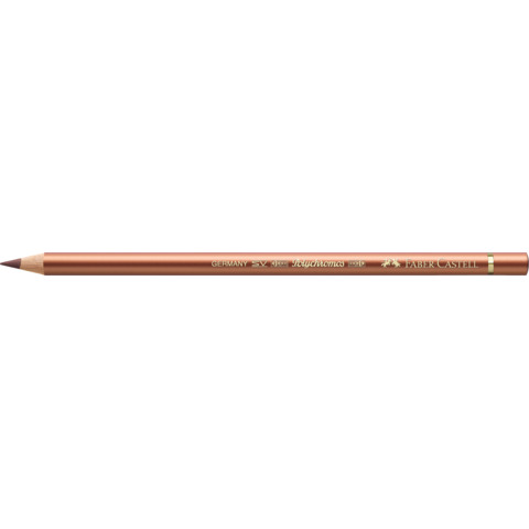 Matite colorate permanenti Faber Castell Polychromos mina 3,8 mm conf. 6 pezzi – rame – 110252