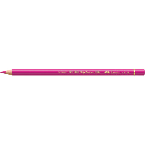 Matite colorate permanenti Faber Castell Polychromos mina 3,8 mm conf. 6 pezzi Faber-Castell fucsia – 110123