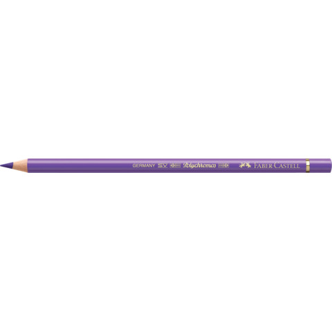 Matite colorate permanenti Faber Castell Polychromos mina 3,8 mm conf. 6 pezzi – viola – 110138