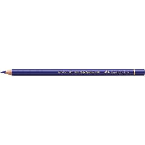 Matite colorate permanenti Faber Castell Polychromos mina 3,8 mm conf. 6 pezzi Faber-Castell blu di delft – 110141