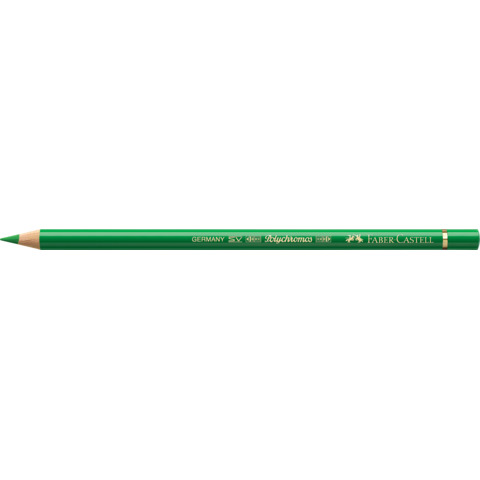 Matite colorate permanenti Faber Castell Polychromos mina 3,8 mm conf. 6 pezzi – verde permanente – 110266