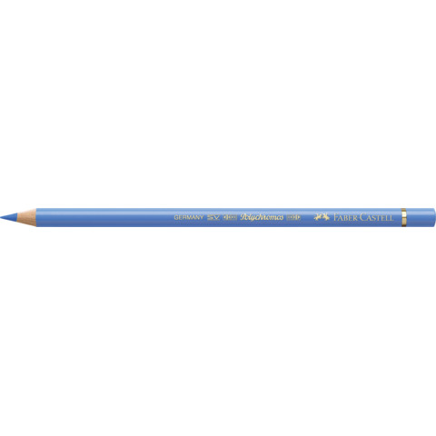 Matite colorate permanenti Faber Castell Polychromos mina 3,8 mm conf. 6 pezzi – oltremare chiaro – 110140