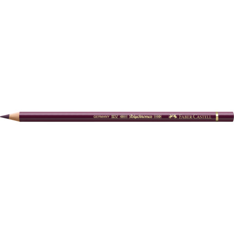 Matite colorate permanenti Faber Castell Polychromos mina 3,8 mm conf. 6 pezzi – rosso viola – 110194