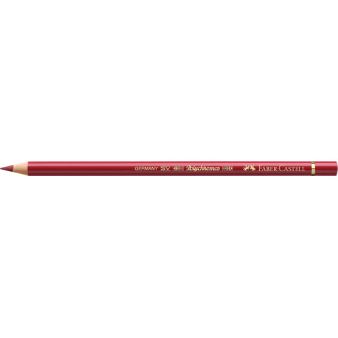 Matite colorate permanenti Faber Castell Polychromos mina 3,8 mm conf. 6 pezzi – rosso cadmio medio – 110217